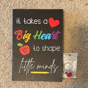 Teacher Notebook and Keychain